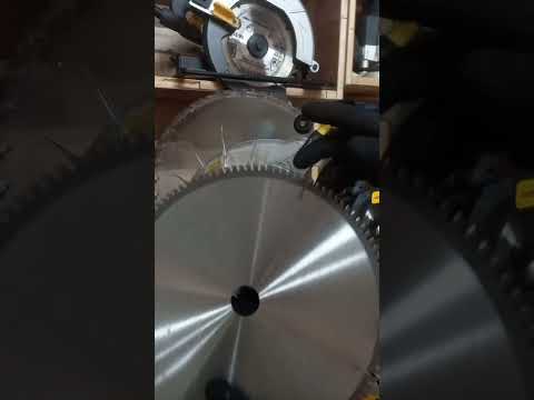 How to replace a Lotus Miter Saw Blade.