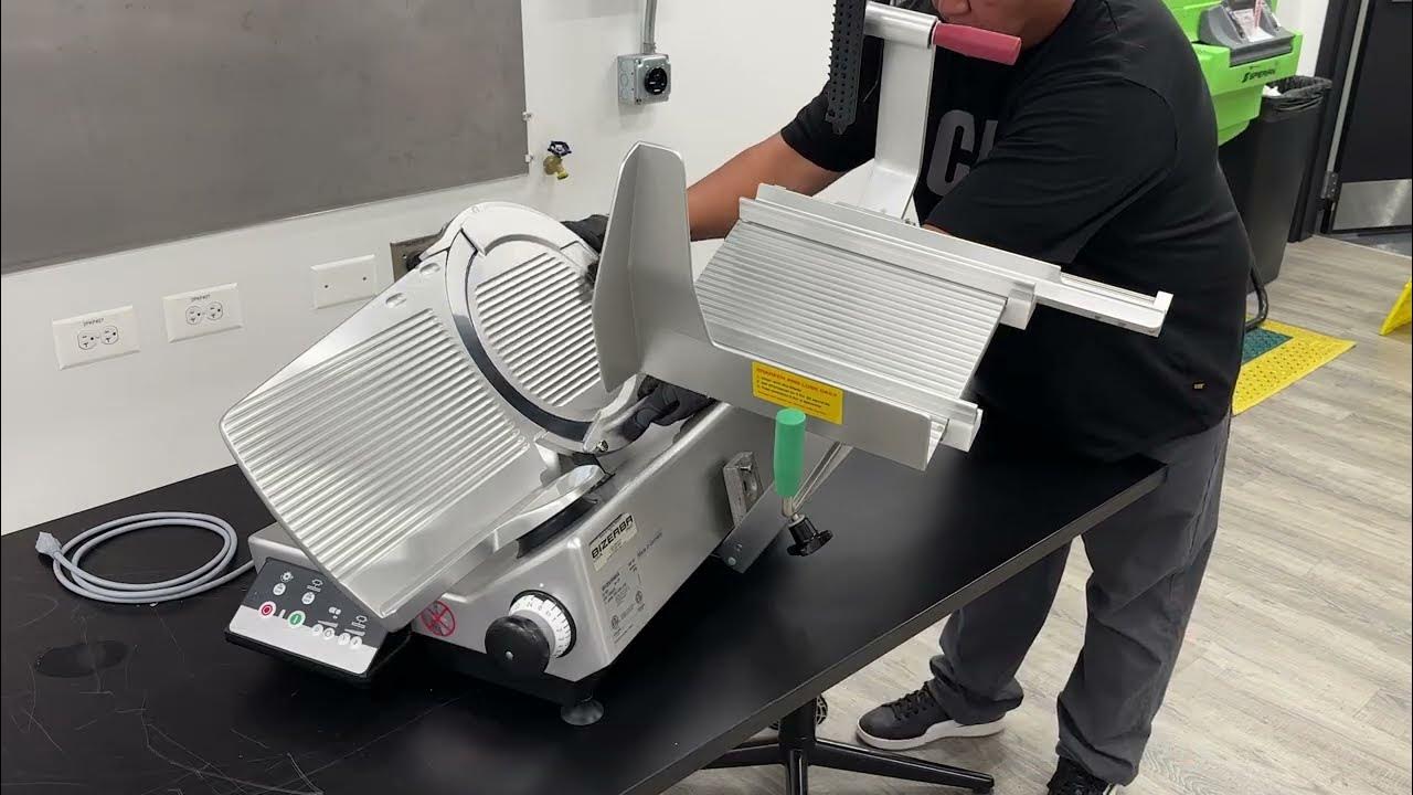 How to Clean a Bizerba GSP Automatic Slicer - YouTube
