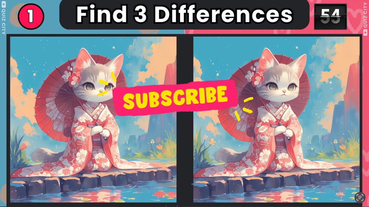 Find 3 Differences #4 Before Time Runs Out | Can You Spot the ...