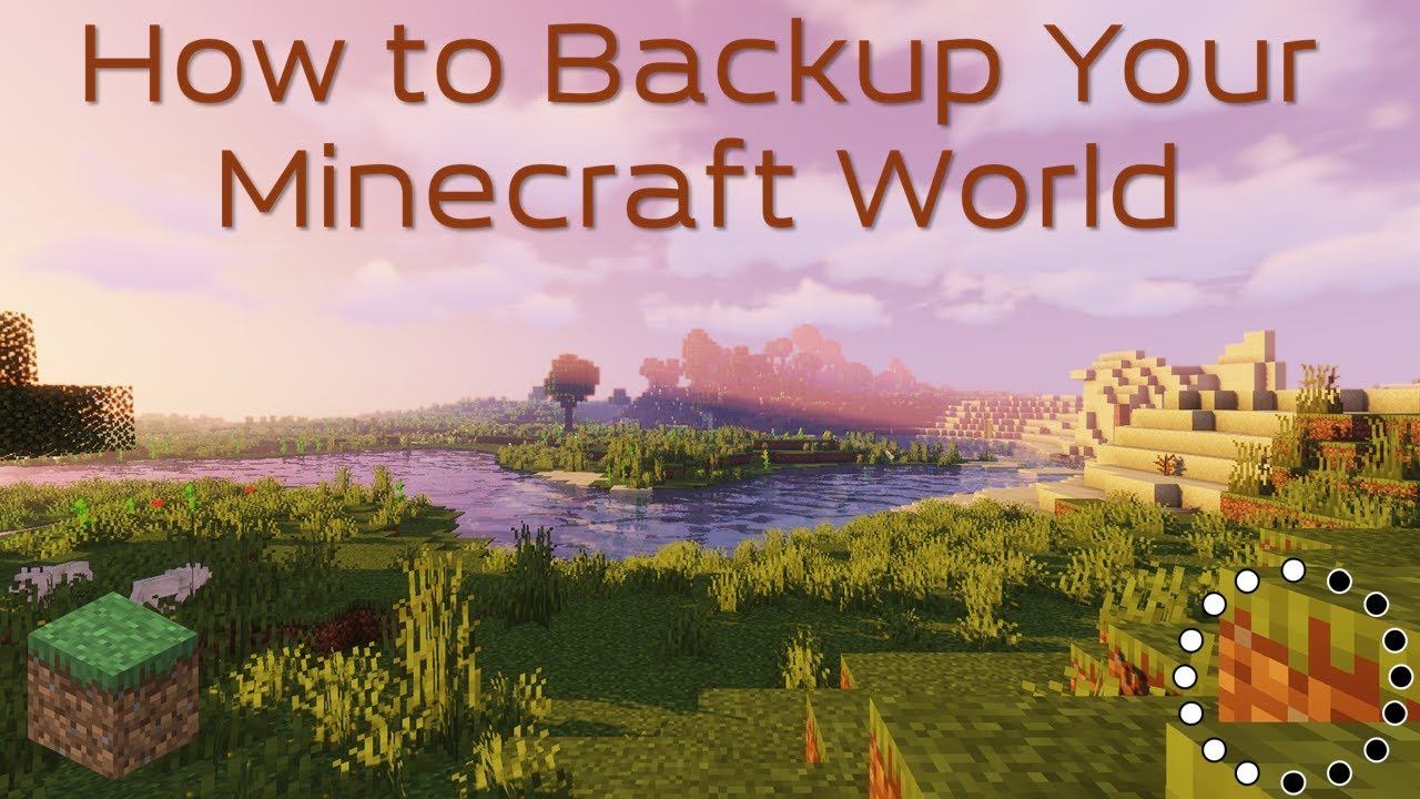 How to Backup Your Minecraft World - YouTube