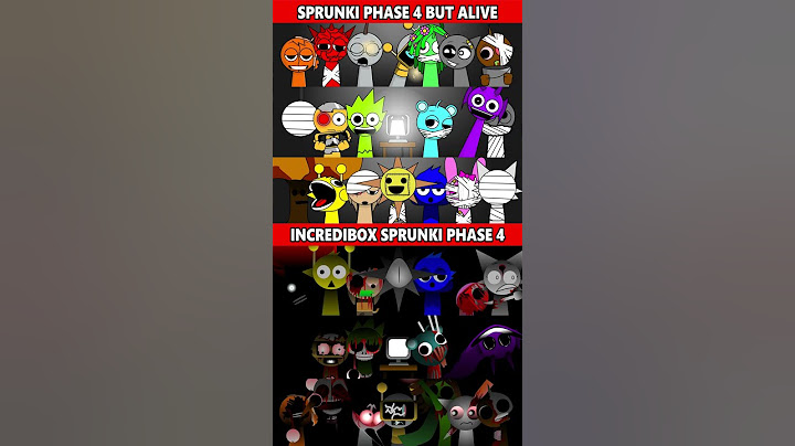 Incredibox Sprunki Phase 4 Vs Sprunki Phase 4 But Alive Alternate *MIX VERSION* #incredibox #sprunki