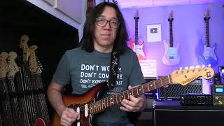 Blues solo approach: interval-based/follow chord progression (good example)