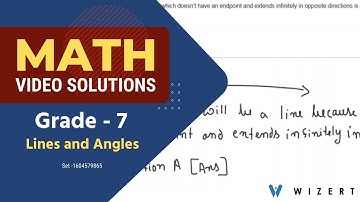 Grade 7 Math Word Problems - Maths Lines And Angles word problems for Grade 7 - Set 1604579865