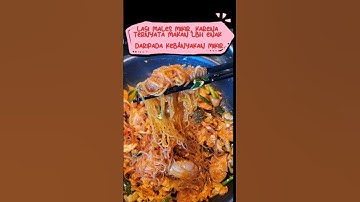 Akhirnya makan bihun goreng.  #youtubeshorts #shorts #food #eating
