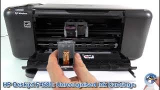 HP Deskjet F4580: Unrecognised HP 300/HP 300XL Ink Cartridge