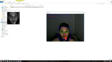 OpenCV Detector e identificador de face em tempo real