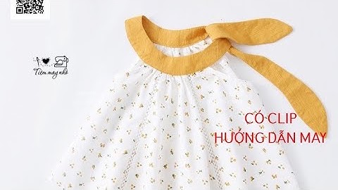 RG343 - Hướng dẫn may rập áo cổ yếm cho bé