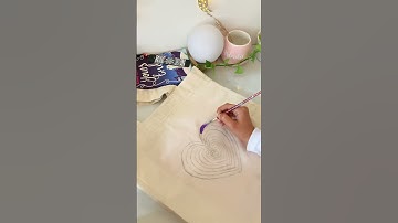 Let’s paint a tote✨💌 #paintingideas #aestheticpainting #acrylicpainting