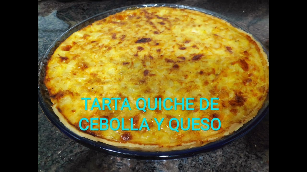 QUICHE DE CEBOLLA Y QUESO