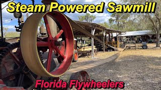 Steam Powered Saw Mill at the Florida Flywheelers