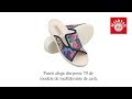 Video: Mjartan® 509-L08/M07, papuci de casa ,dama, dungi rosii