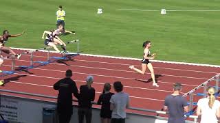 100m Hürden weiblich - Zeitlauf 1 - Germeringer Leichtathletik-Meeting 2024