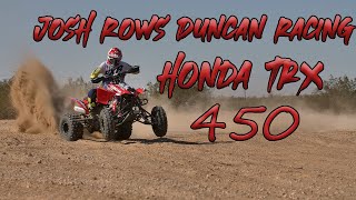 Josh Rows Championship Duncan Racing Honda TRX 450 - Dirt Wheels Magazine