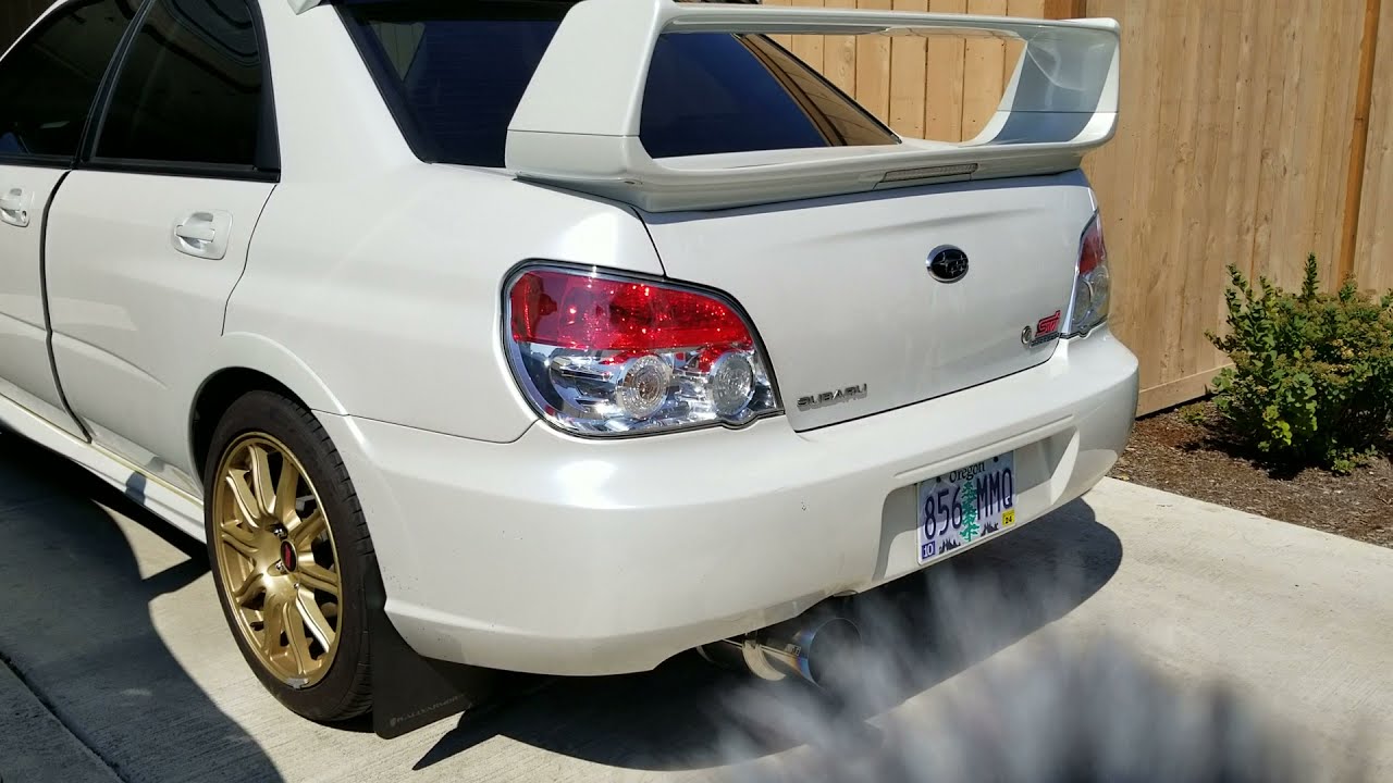 Cold start, 2007 Wrx Sti Tomei Titanium Exhaust with Catless Downpipe