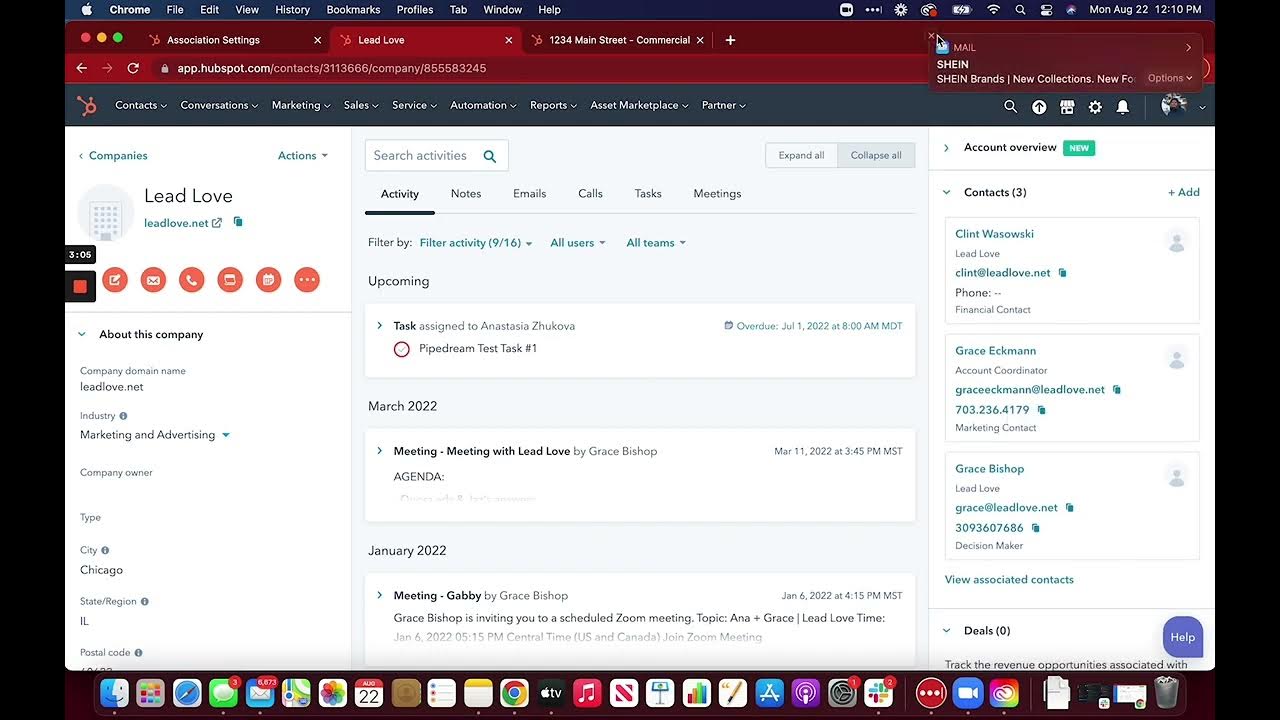 HubSpot association labels explained YouTube