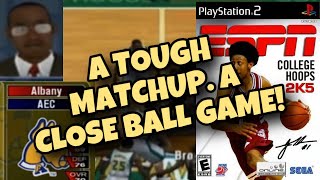 UALBANY Franchise vs BINGHAMTON | ESPN College Hoops 2K5 | PS2 Gameplay | Good & Close Game