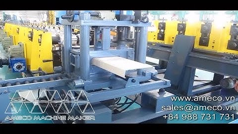 Steel Racking Box Beam Roll Forming Machine