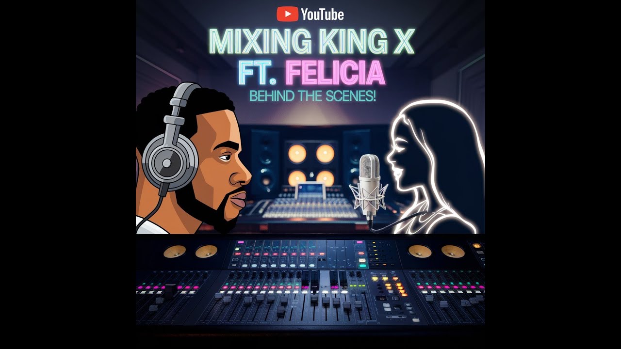 BEHIND-THE-SCENES! Mixing King X ft. Felicia's Latest Track | Title Suggestions Needed!