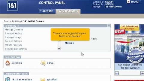 Transferring domain names away from 1and1
