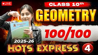 Geometry Hots Express 4🚀 | Chapters 6 and 7 | Class 10th Geometry ✅ | Maharashtra State Board 2026🔥