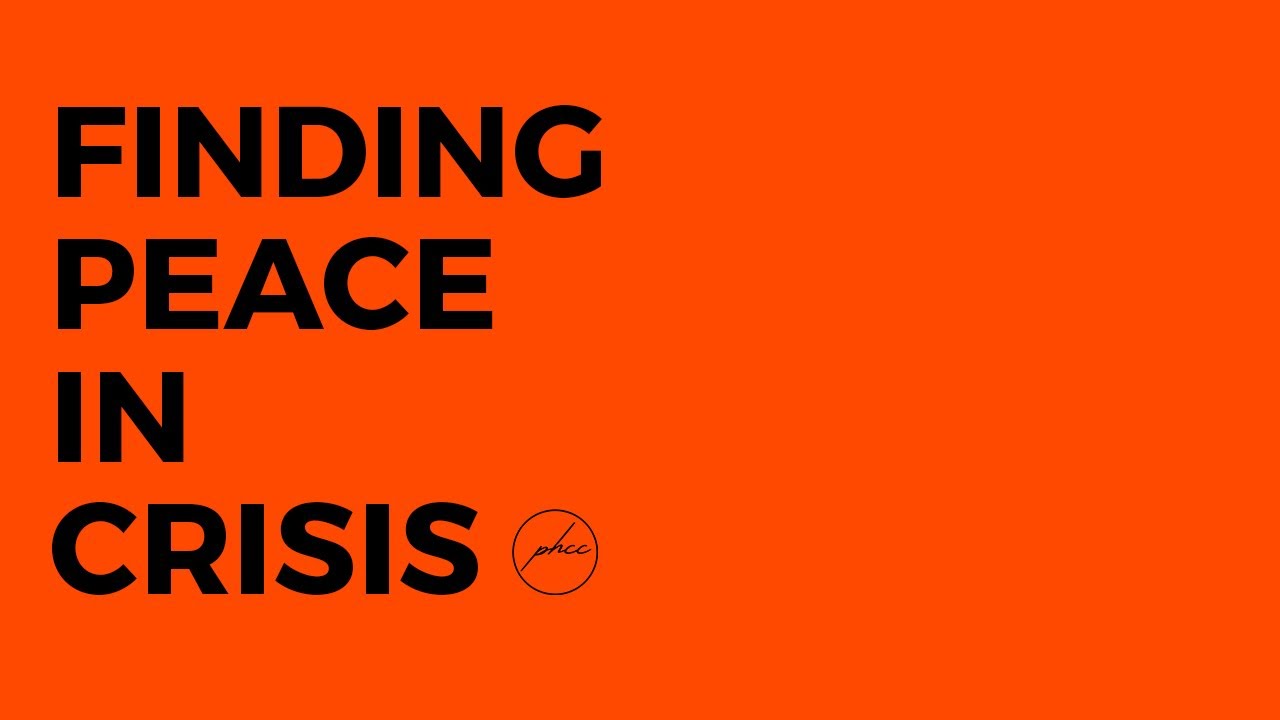Where can Real Peace be found? Sunday Service Potter's House Community