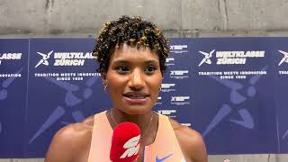 Anna Cockrell Reacts To Alison Dos Santos' World Record After Her Own 400mH World Lead Of 52.13