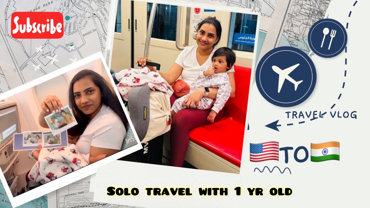 Baby’s First International Flight 🌍 | Mom Life Vlog – USA to India ✈️| Telugu vlog 🇺🇸