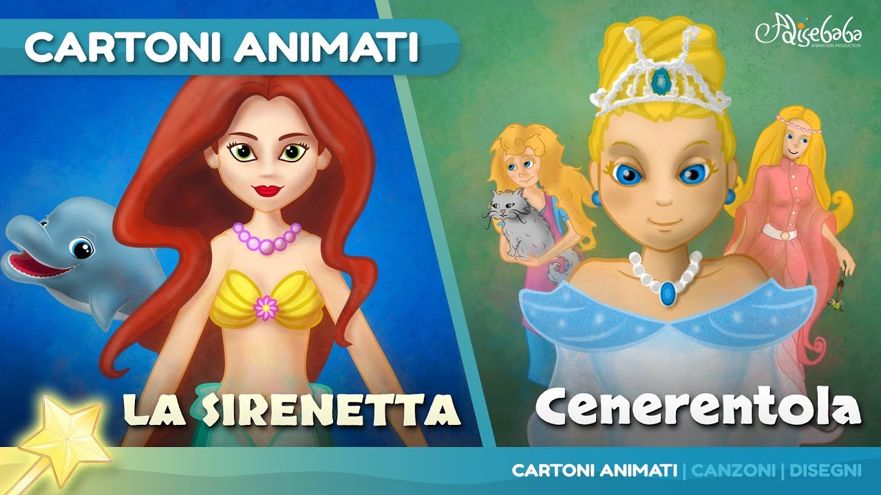La Sirenetta storie per bambini | Cartoni animati - YouTube