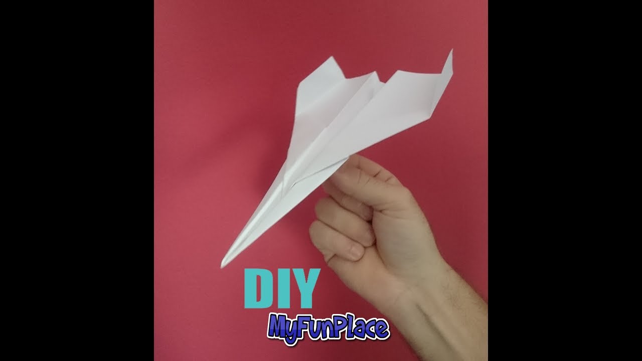 ⁣Long Distance Paper Airplane - DIY Easy Tutorial