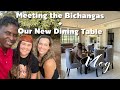 We are in Love with Our New Dining Table! | Meeting Sylvia & Koree Bichanga | Puppy Playtime | Vlog