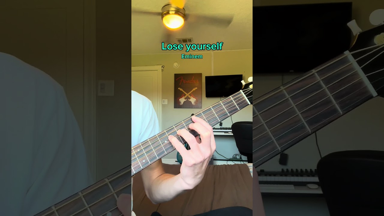 Most popular GUITAR songs - Part 5 #guitar #tutorial #eminem #trending  #shorts - YouTube, image size:1280x720