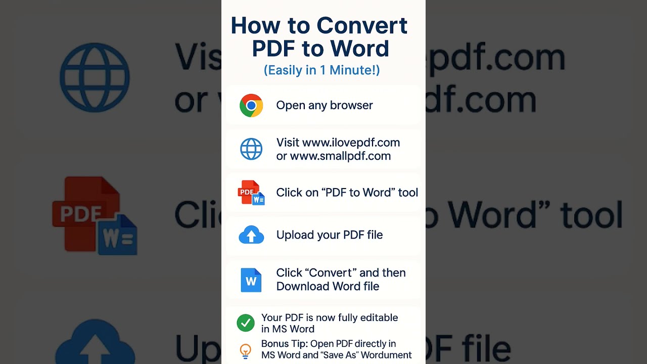 Pdf To Word Ll Computer Hack Helpfull Tips Shorts Ytshorts Viralshorts