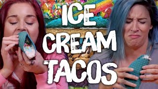 We Tried Ice Cream Tacos!! (Cheat Day)