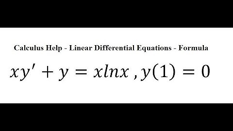Calculus Help: Linear Differential Equations - Integrating Factor - xy