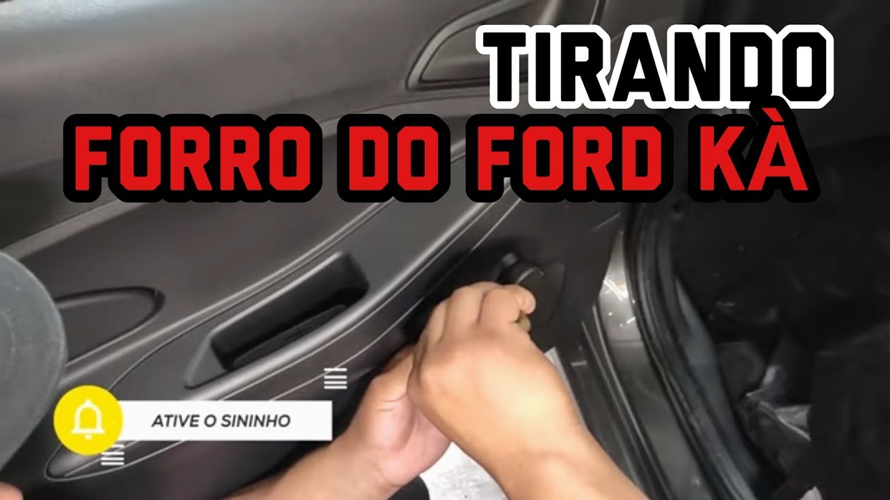 (TUTORIAL) Desmontando e tirando forro de porta do Ford K Sedan
