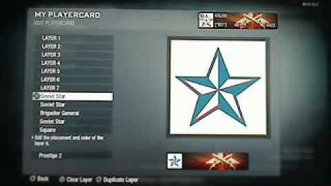 Call of Duty Black Ops Emblem creator (World at War 10th prestige emblem)