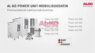 AL-KO Power Unit -mobiilisuodattimet purunpoistoon Penopelta