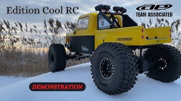 Rc crawler element 1/10 enduro ecto yellow  Edition COOL RC (demonstration)
