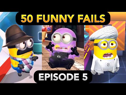 Minion Rush 50 FUNNY FAILS (Episode 5) | El Macho&rsquo;s Lair, Bratt&rsquo;s Lair, Vector&rsquo;s Fortress