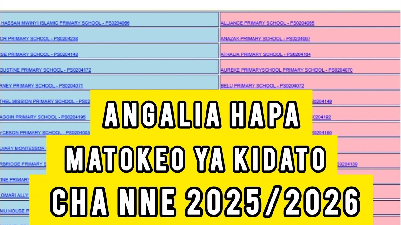 Jinsi Ya Kuangalia Matokeo Ya Kidato Cha Nne 2025 2026 YouTube jinsi-ya-kuangalia-matokeo-ya-kidato-cha-nne-2025-2026-youtube