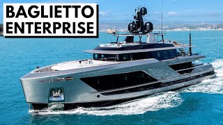 2022 BAGLIETTO 38M 'ENTERPRISE' SUPERYACHT TOUR Custom Luxury Yacht  PART 1