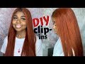DIY : HOW TO MAKE YOUR OWN CLIP IN EXTENSIONS