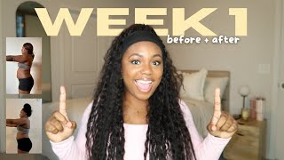 week 1 check in - 10k steps + calorie deficit = RESULTS