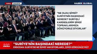 Erdoğan. Suryede Ne İşi̇mi̇z Var Di̇yorlardi,Şi̇mdi̇ Gördünüz Mü*