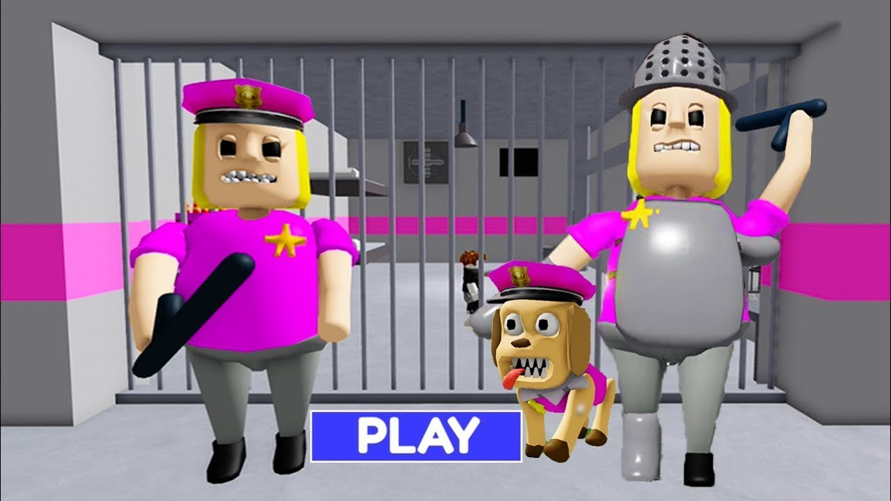 POLICE GIRL PRISON RUN OBBY NEW ROBLOX - YouTube