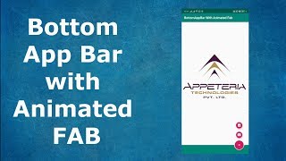 How to implement BottomAppBar with Animated FAB in Android App (Part 4)
