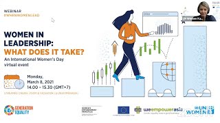 Women in Leadership - What Does It Take?