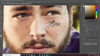 Serie 1 : Removing '' Post Malone '' Face Tattoos Serie 1 : Removing '' Post Malone '' Face Tattoos