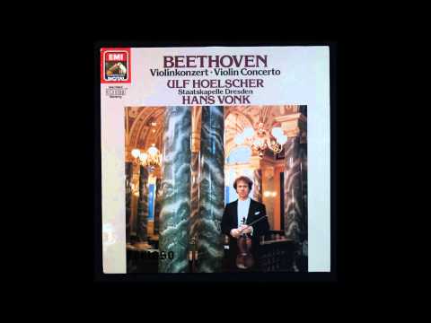 Beethoven, Violin Concerto Op 61, 1st mov, Ulf Hoelscher, Violin, Hans Vonk, cond