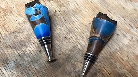 Hybrid Bottle Stopper Blanks Without a Pressure Pot!